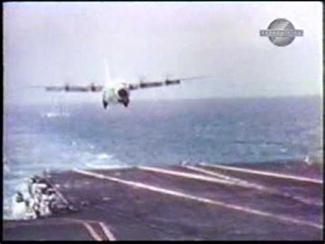 Uss Forrestal C 130 Hercules Carrier Landing Trials Youtube