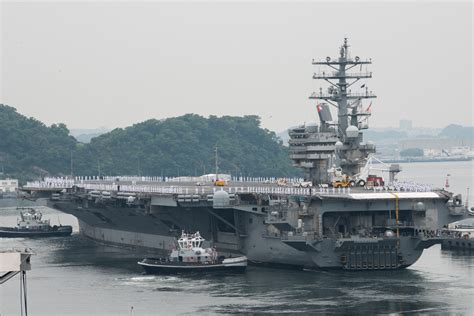 Uss Ronald Reagan Carrier Strike Group Departs Yokosuka For 2022