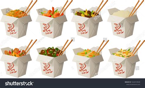 Vector Illustration Of Various Asian Chinese Royalty Free Stock