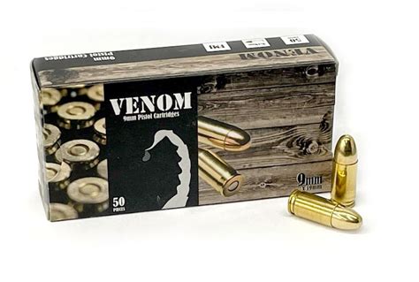 Venom 9Mm Ammo 115Gr Fmj Best Ammo Prices Around Gun Range