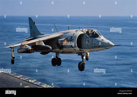 Vertical Take Off Aircraft Av 8 Harrier Matador On The Spanish