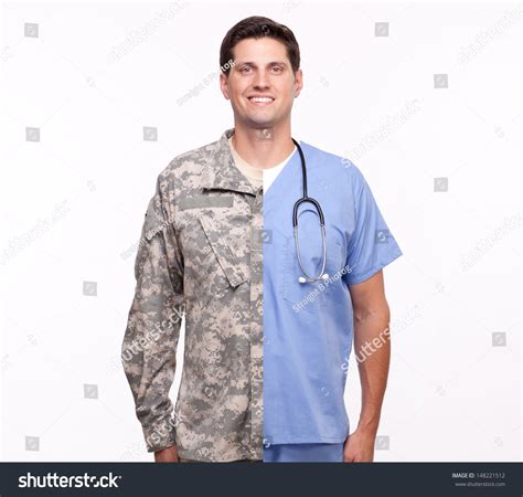 Veteran Soldier Military Transition Civilian Workplace Stock Photo