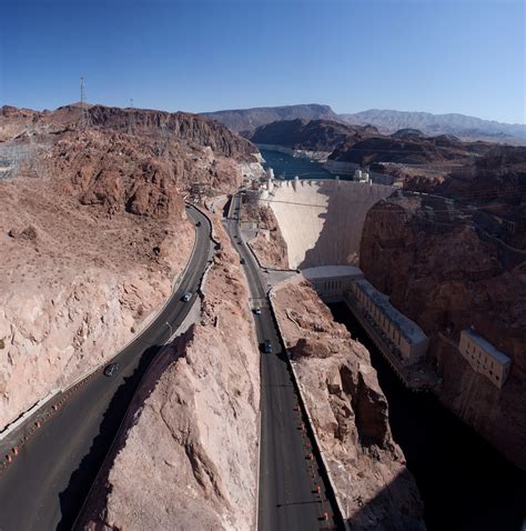 View Of Hoover Dam From New Bypass Bridge View Of The Hoov Flickr