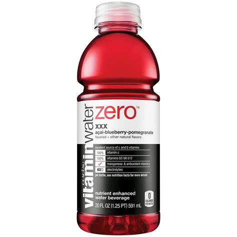 Vitaminwater Zero Xxx A Ai Blueberry Pomegranate Vitaminwater