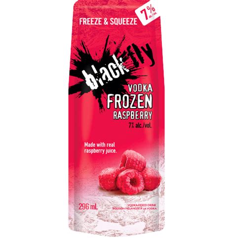 Vodka Frozen Raspberry Black Fly Beverages