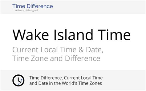 Wakt Wake Island Time Current Local Time