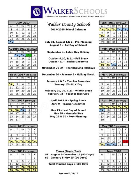 Walker County Ga School Calendar 2025 26 Amii Ninetta