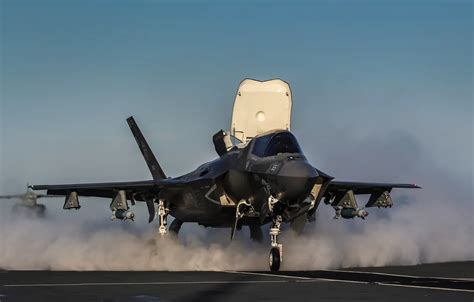 Wallpaper Fighter Usaf Raf The Carrier F 35B Lightning Ii Gbu 12