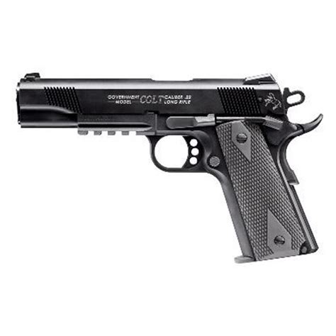 Walther Colt Government 1911 A1 Rail Semi Automatic 22Lr 5 Barrel