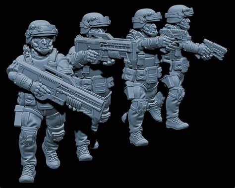 Wargames Atlantic Showcase New Ooh Rah Sci Fi Marines Ontabletop