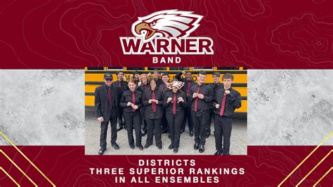 Warner Public Schools Warner Band 3 Superior Rankings For All Ensembles