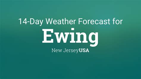 Weather Forecast Ewing Nj