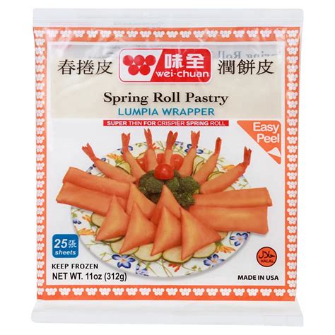 Wei Chuan Spring Roll Pastry Lumpia Wrappers Shop Vegetables At H E B