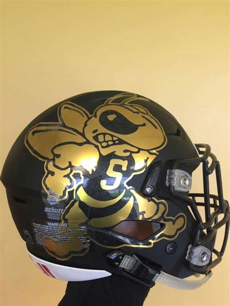 West Virginia State University S 2017 Football Helmet Wvsu1891