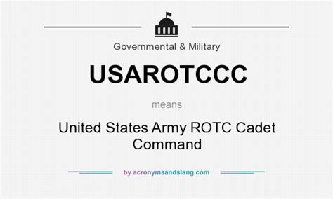 What Does Usarotccc Mean Definition Of Usarotccc Usarotccc Stands