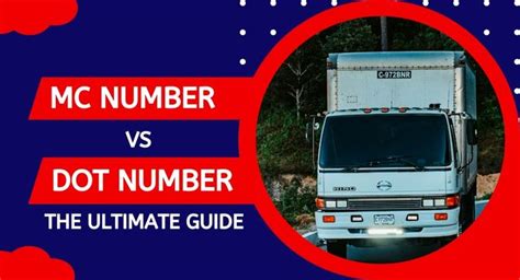 What Is A Dot Number And Mc Number