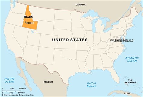 Where Is Idaho In America