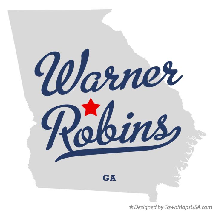 Where Is Warner Robins Ga Usa Location Map Of Warner Robins Georgia