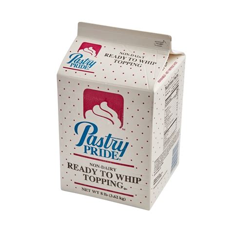 Whip Topping Pastry Pride 1 Quart Non Dairy Ready To Whip Topping