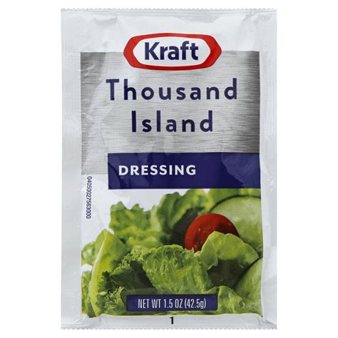 Wholesale Kraft Thousand Island Dressing Packets 1 5 Oz