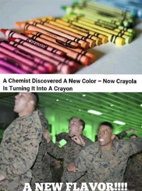 Why Do Soldiers Eat Crayons