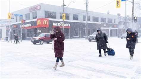 Winter Weather Wreaks Havoc Across Canada The New York Times