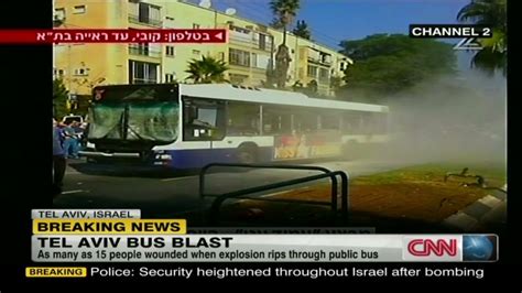 Witness Describes Tel Aviv Bomb Blast Cnn