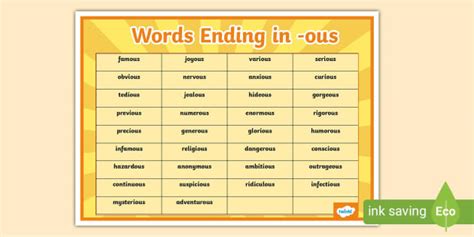 Words Ending In And Word Mat Teacher Made Twinkl