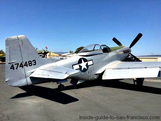 World War 2 Fighter Plane Rides Over The Sonoma Valley