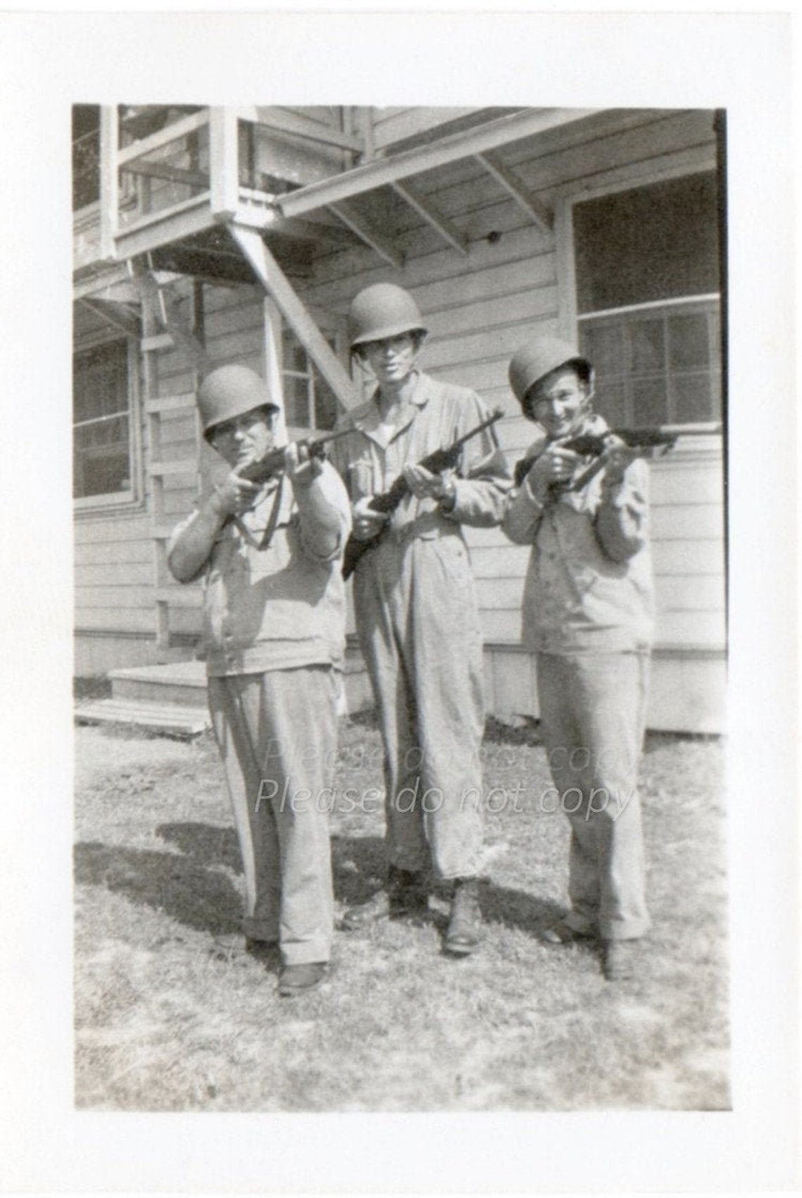 Ww2 Boot Camp Vintage Photo Etsy