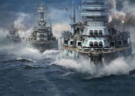 Ww2 Us Navy Battleships Poster Picture Ebay