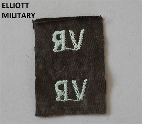 Wwii Raf Volunteer Reserve Cloth Badges Elliott Military