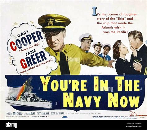 You Re In The Navy Now 1951 20Th Century Fox Film With Gary Cooper And