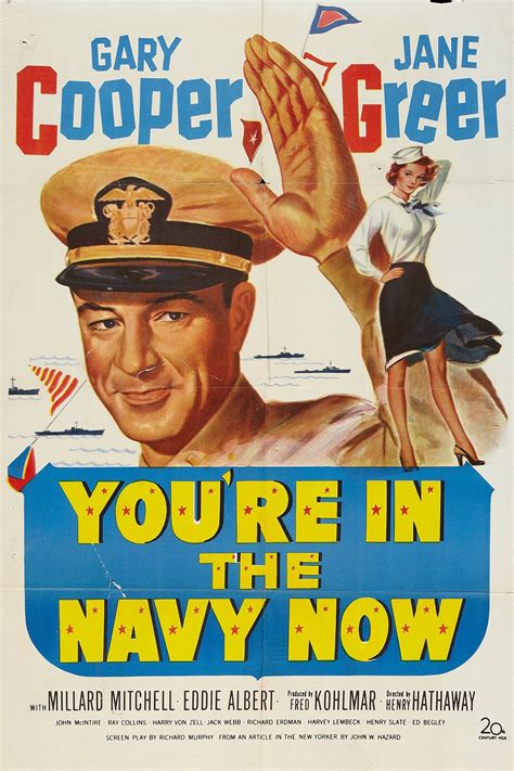 You Re In The Navy Now Gary Cooper Jane Greer Insert 51 Vg Very Good