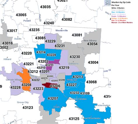 Zip Code Map Cincinnati Ohio