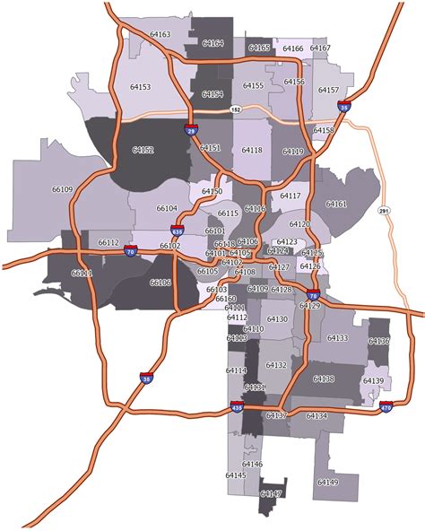 Zip Code Map For Kansas City Mo Map