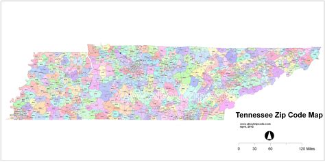 Zip Code Map Of Tennessee Map