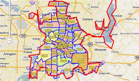 Zip Code Texas Dallas